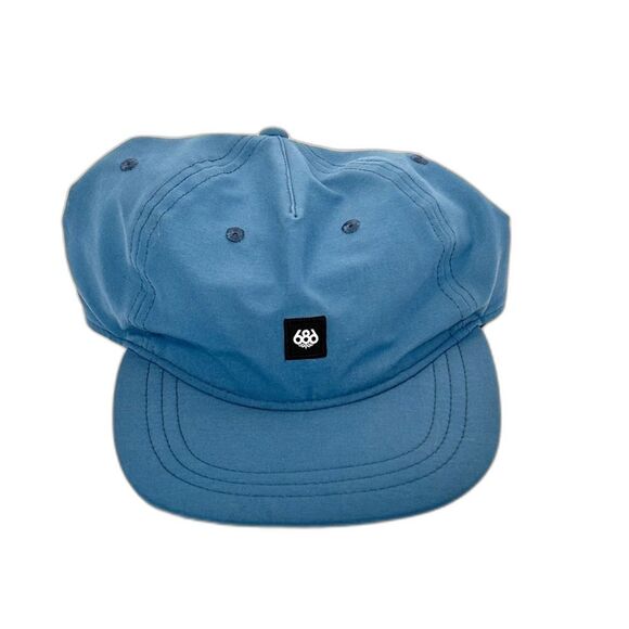 686 Packable Hat Light Blue Nylon Adjustable - Picture 1 of 3